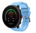 Polar Vantage M twill siliconen band (zand blauw)
