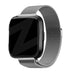 Bandz Fitbit Versa (2) Milanese loop band (zilver)