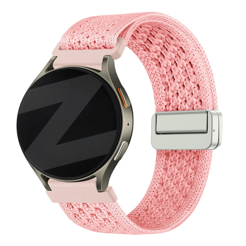 Bandz Amazfit GTS 2 Vintage Nylon Strap (Pink)