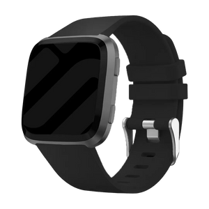 Fitbit Versa (2) siliconen bandje (zwart)