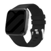 Fitbit Versa (2) siliconen bandje (zwart)