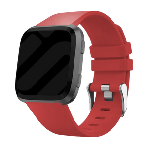 Fitbit Versa (2) siliconen bandje (rood)