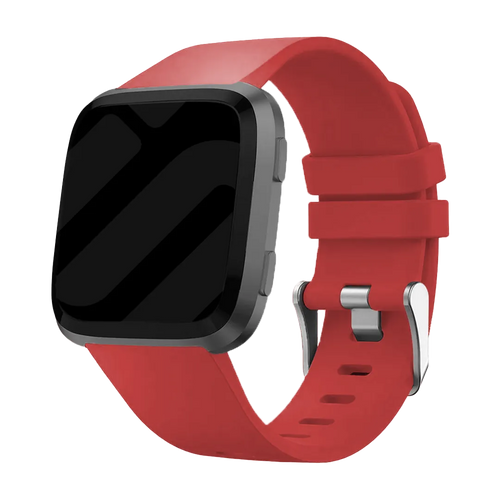 Fitbit Versa (2) siliconen bandje (rood)