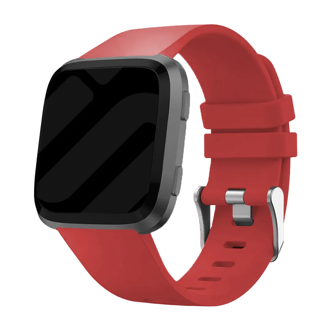 Fitbit Versa (2) siliconen bandje (rood)