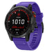 Garmin Fenix 7 siliconen bandje (paars)