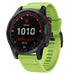 Garmin Fenix 7 siliconen bandje (lichtgroen)