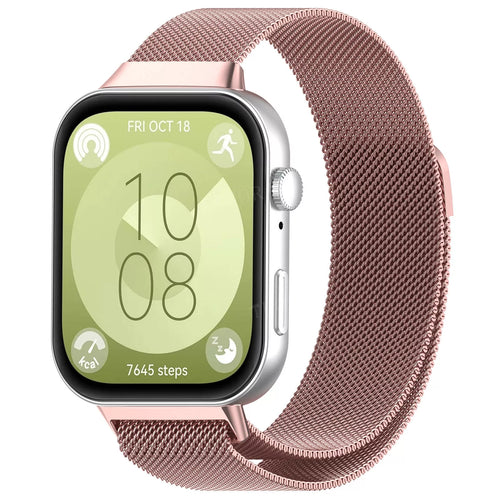 Huawei Watch Fit 4 Milanese band (roze)