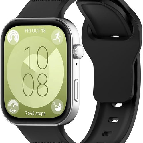 Huawei Watch Fit 4 outdoor siliconen bandje (zwart)