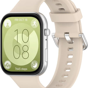 Huawei Watch Fit 4 siliconen bandje (beige)