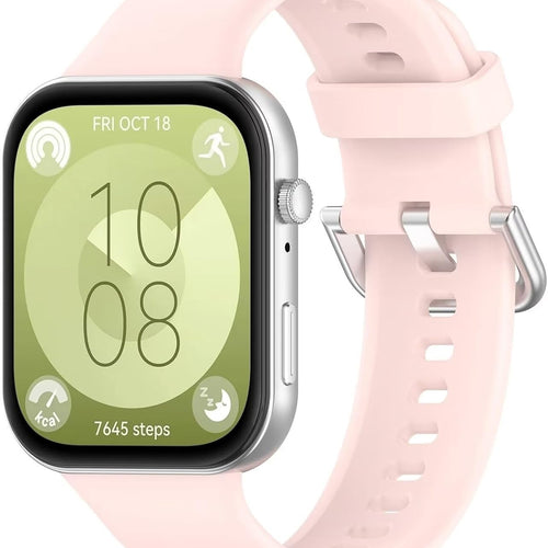 Huawei Watch Fit 4 siliconen bandje (lichtroze)