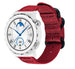 Huawei Watch GT 3 Pro 43mm nylon gesp band (rood)