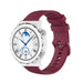 Huawei Watch GT 3 Pro 43mm luxe siliconen bandje (donkerrood)