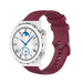Huawei Watch GT 3 Pro 43mm luxe siliconen bandje (donkerrood)