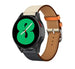 Samsung Galaxy Watch 4 - 40mm leren bandje (wit/donkerblauw)
