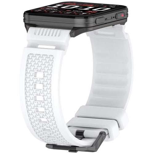 Coros Apex 4 - 46mm siliconen bandje (wit)