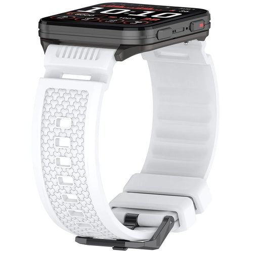 Coros Apex 4 - 46mm siliconen bandje (wit)