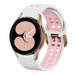 Samsung Galaxy Watch 4 44mm sport square bandje (wit/roze)