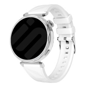 Huawei Watch GT 4 - 41mm premium silicone band (wit)
