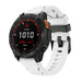 Garmin Quatix 5/6/7 Race Silicone Strap (White)