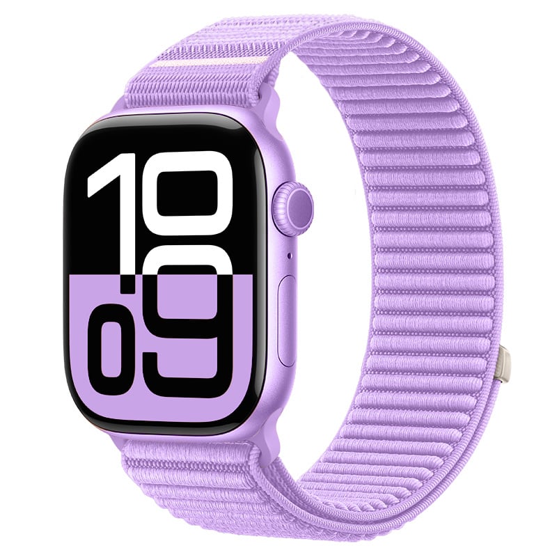 Apple Watch Ultra wave nylon bandje (paars)