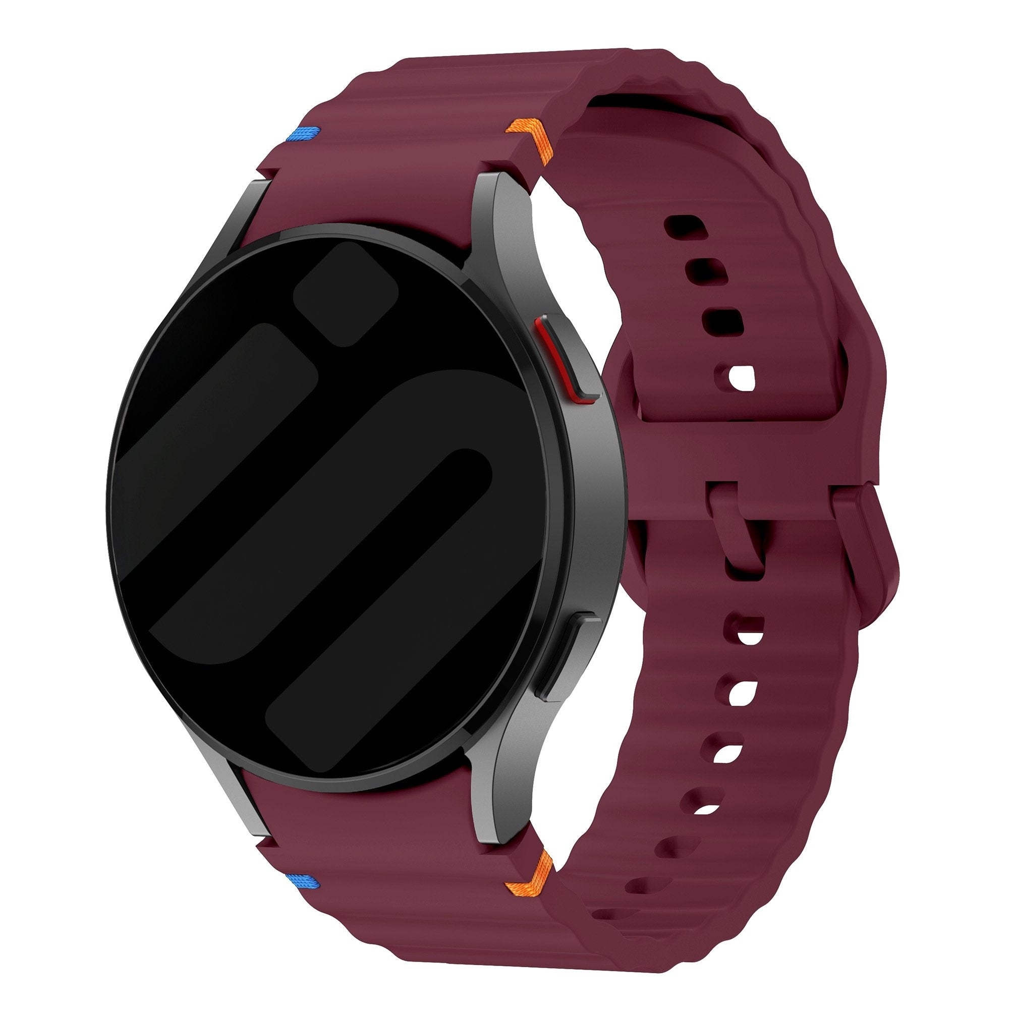 Samsung Galaxy Watch 6 40mm Wave bandje (wijnrood)