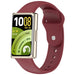 Huawei Band 11 Pro sport bandje (wijnrood)