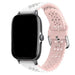 Amazfit GTS 2 Silicone Strap Patterned (White/Pink)