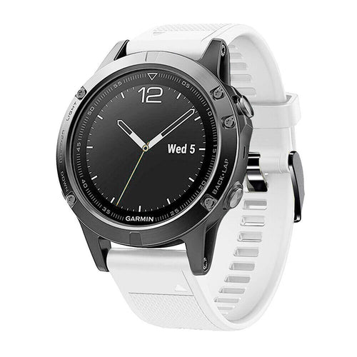 Garmin Tactix 8 - 47mm siliconen bandje (wit)