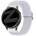 Bandz Garmin Forerunner 265s verstelbare nylon band (wit)