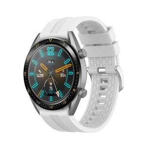 Huawei Watch GT 5 - 46mm extreme silicone band (wit)