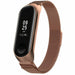 Xiaomi Mi band 3 / 4 Milanese band (rosé goud)
