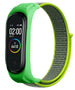 Xiaomi Mi Band 6 nylon bandje (geel-groen)