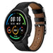 Xiaomi Mi Watch bandje leer (strak-zwart)