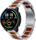 Xiaomi Mi Watch houten/stalen band (zilver)