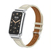 Xiaomi Smart Band 7 Pro leren bandje (wit)