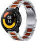 Xiaomi Watch S1 houten/stalen band (zilver)