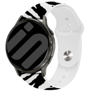 Garmin Vivoactive 5 Print Silicone Strap (Wild Zebra)