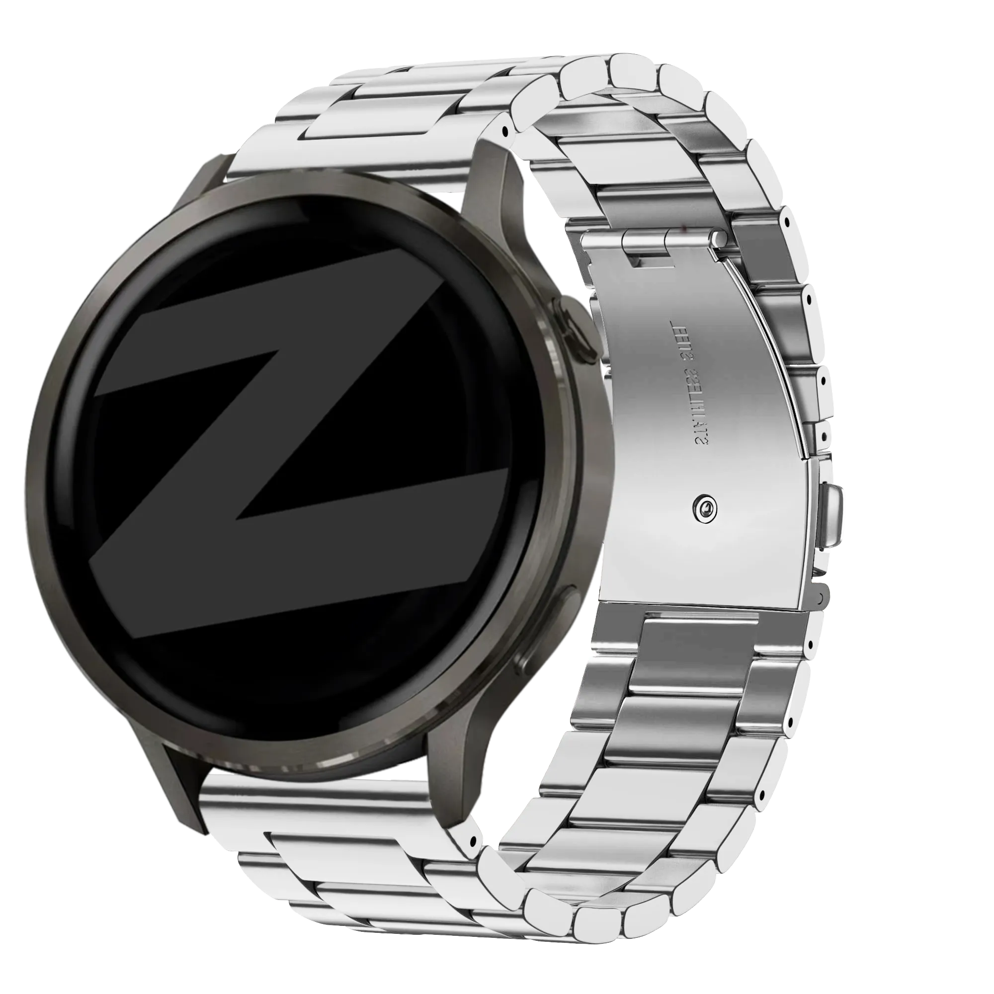 Bandz Garmin D2 Air X15 stalen band 'Classic' (zilver)