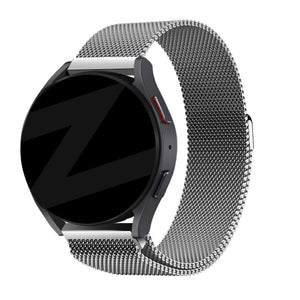 Bandz Huawei Watch GT 5 - 46mm Milanese loop band (zilver)