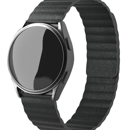 Xiaomi Watch S3 leren loop bandje (zwart)