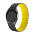 Fossil Gen 6 - 44mm magnetisch siliconen bandje (zwart/geel)