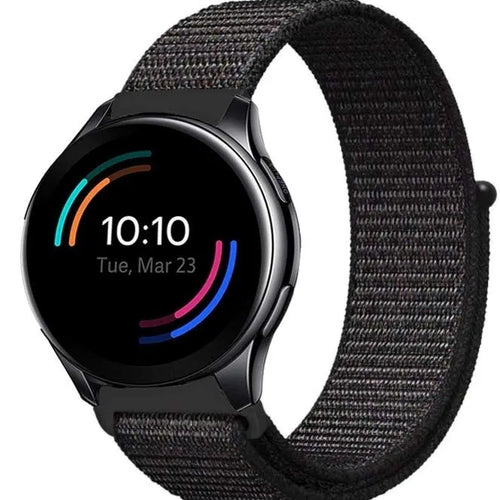zwart-nylon-oneplus-watch