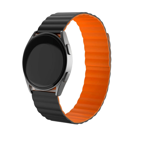 Gard Pro Health Smartwatch 2 magnetisch siliconen bandje (zwart/oranje)