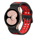 Samsung Galaxy Watch 4 40mm sport square bandje (zwart/rood)