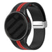 Samsung Galaxy Watch FE magnetische sport band (zwart/rood)
