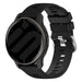 Coros Apex 42mm siliconen bandje (zwart)