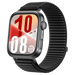 Huawei Watch Fit 5 Pro nylon wave bandje (zwart)