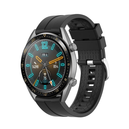 Huawei Watch Ultimate extreme silicone band (zwart)
