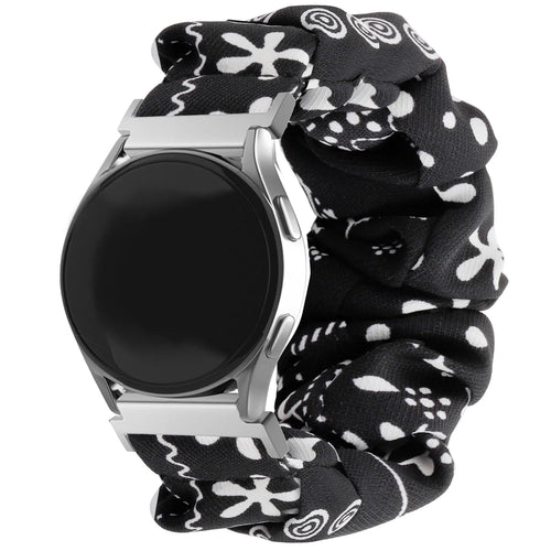 Amazfit GTS 3 scrunchie bandje (zwart mix)