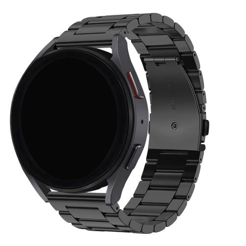 BALR Samsung Galaxy Watch 46mm stalen band (zwart)